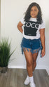 Turn up the Heat fringe shorts